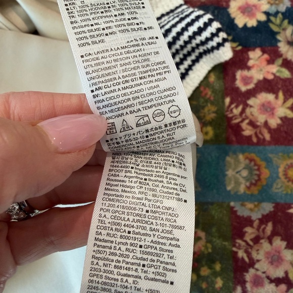 NWT Banana Republic Claudette Silk Midi Dress - Size L - Champagne - Picture 9 of 10